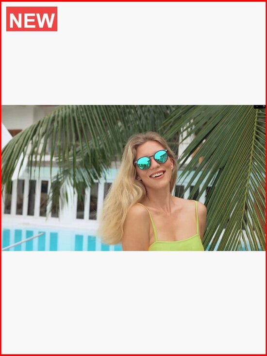 Retro Round Polarized Sunglasses for Women Men Classic Vintage Sunnies main image 5